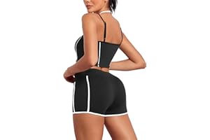 Seamless Workout Sets for Women Strappy Crisscross Sports Bras with Shorts 2 Piece Top Bottom Yoga Outfits Gym Tracksuit