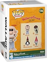 Funko POP! Movies Wallace In Pajamas & Gromit Vinyl Figure view 3