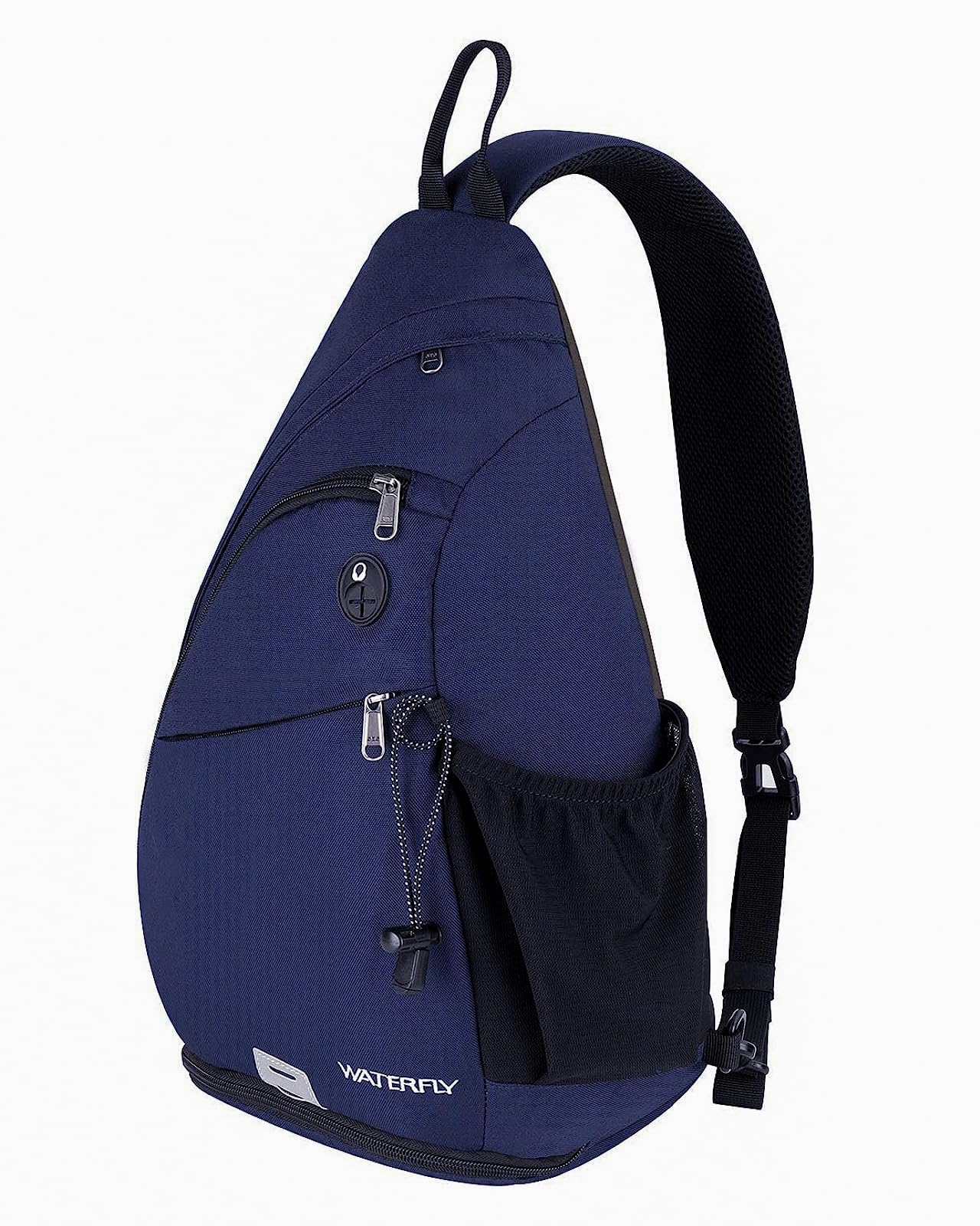 Waterfly Sling Bag Cross Body Bag Small Chest Bag Shoulder Backpack Single Strap Backpacks for Women and Men