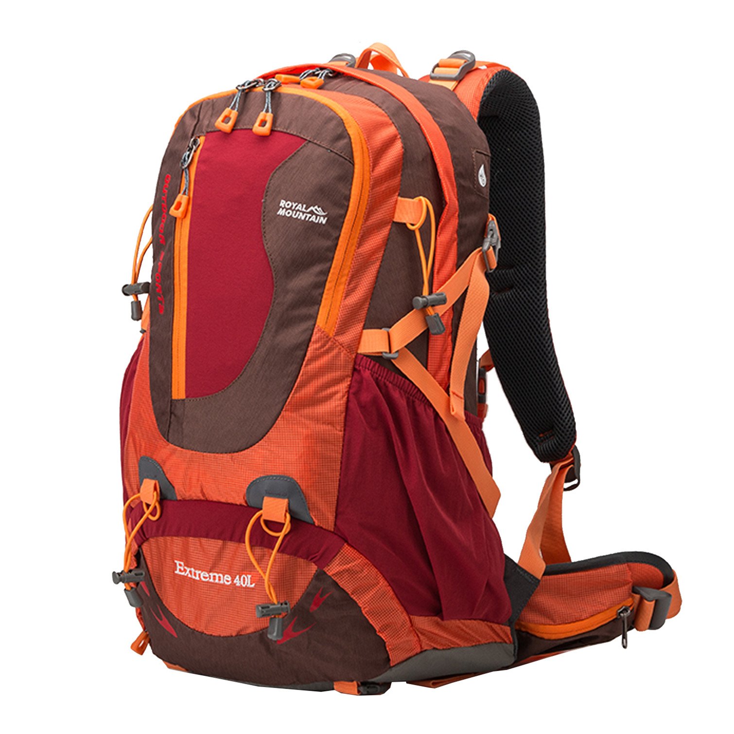 Royal Mountain Hiking Backpack Waterproof Backpacking Bag Outdoor Sport Daypack For Climbing Mountaineering Camping Fishing Travel Cycling Skiing With Rain Cover 40l Buy Online In Mongolia At Mongolia Desertcart Com Productid 111575505