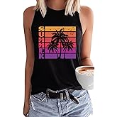 AMWIPE Womens Summer Tank Tops Women Summer Cute Tank Tops Summer Tank