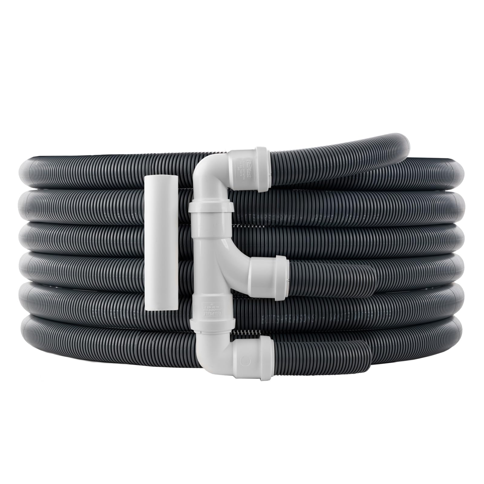 BITS4REASONS New Model Double (Twin) Caravan/Motorhome Waste Water Outlet Pipe System with 10 METRE SITE Pipe Option with FLOPLAST Home Plumbing Grade Fittings CE Standard Tested to EN 1451…