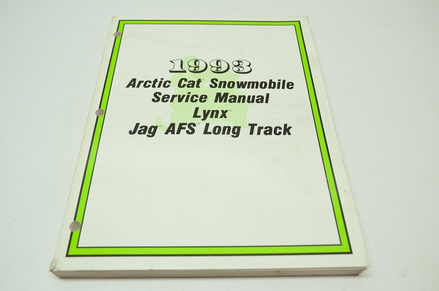 Amazon.com: Arctic Cat Factory Service Manual / 1993 Lynx Lynx Mountain Cat  Jag AFS Long Track / Pt # 2254-825: Automotive