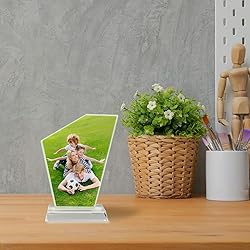 Ismosm Sublimation Blanks Crystal Tabletop Decor