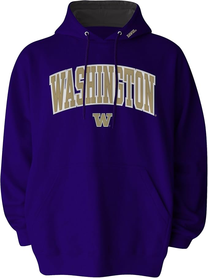 NCAA Men's Washington Huskies Hooded Sweatshirt (Purple