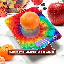 Spiral Tie Dye Food Scale Waterproof Digital