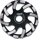 HERZO Diamond Grinding Cup Wheel for Angle Grinder 5-inch