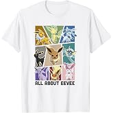 Pok&eacute;mon Eevee Evolution Jolteon Flareon Umbreon Sylveon T-Shirt Small