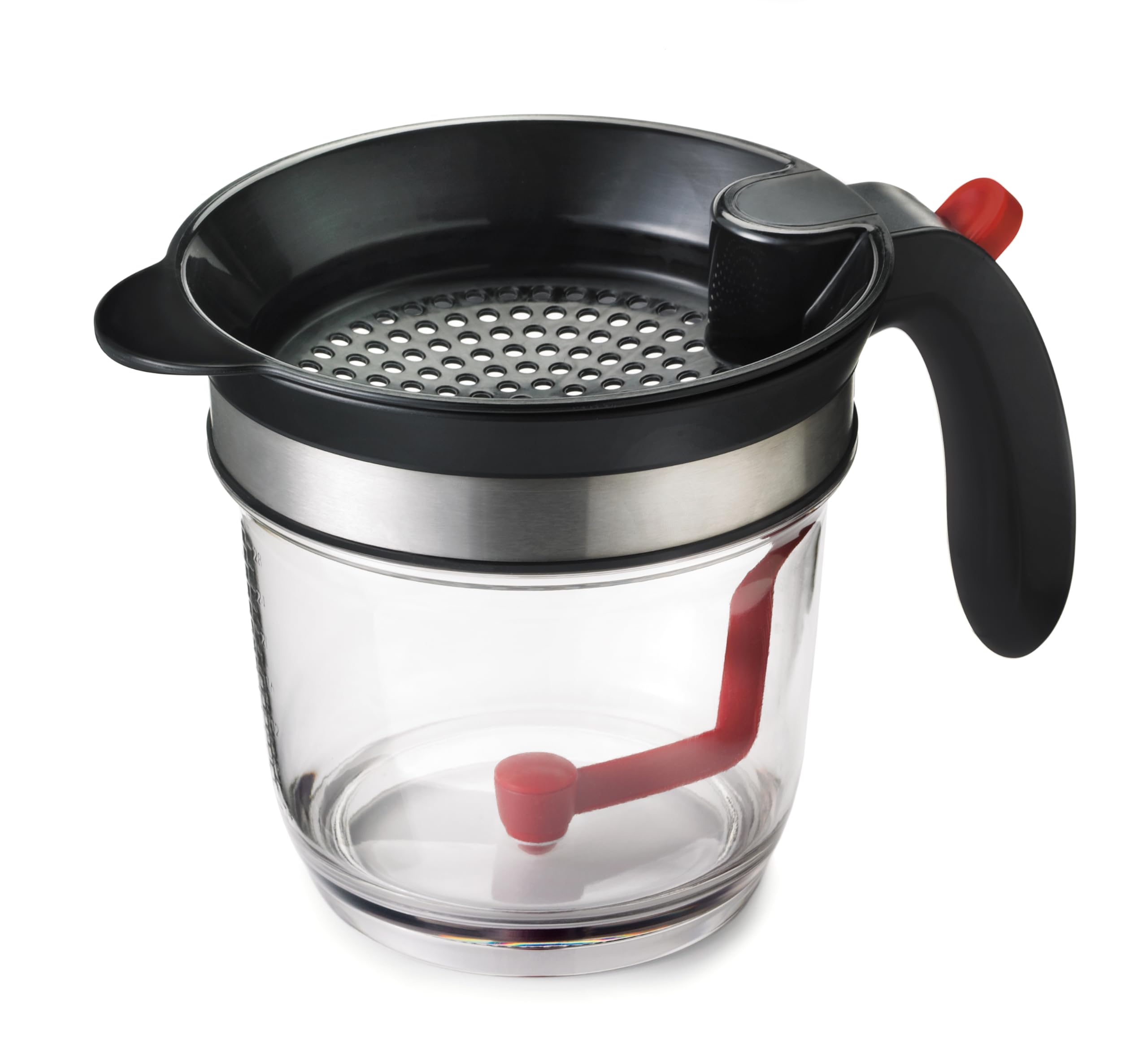 Cuisipro Fat Separator, Easy Drain, 1 Litre Capacity, Dishwasher Safe