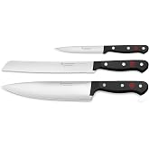W&Uuml;STHOF Gourmet 3-Piece Chef's Knife Set, Black