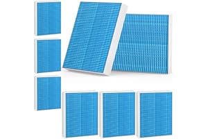 CLEANGELA 8 Pack 6000S Humidifier Replacement Wick Filter: Compatible with LEVOIT Superior 6000S Smart Evaporative Humidifier - Effectively Capture Large Particles and Minerals