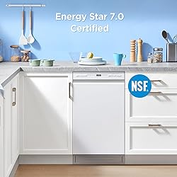 Midea MDF18A1AWW Built-in Dishwasher with 8 Place