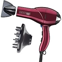 INFINITIPRO BY CONAIR 1875 Watt Salon Performance AC Motor Styling Tool/Hair Dryer, Burgundy