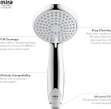 Mira Showers Zest Universal 90mm 4-Spray Shower Head Chrome view 2