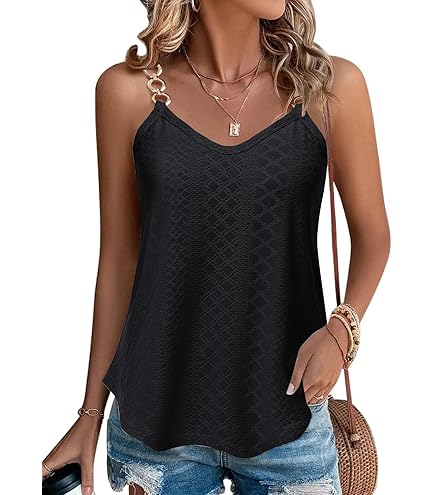 Floerns Women's Square Neck Peplum Tank Top Sleeveless
