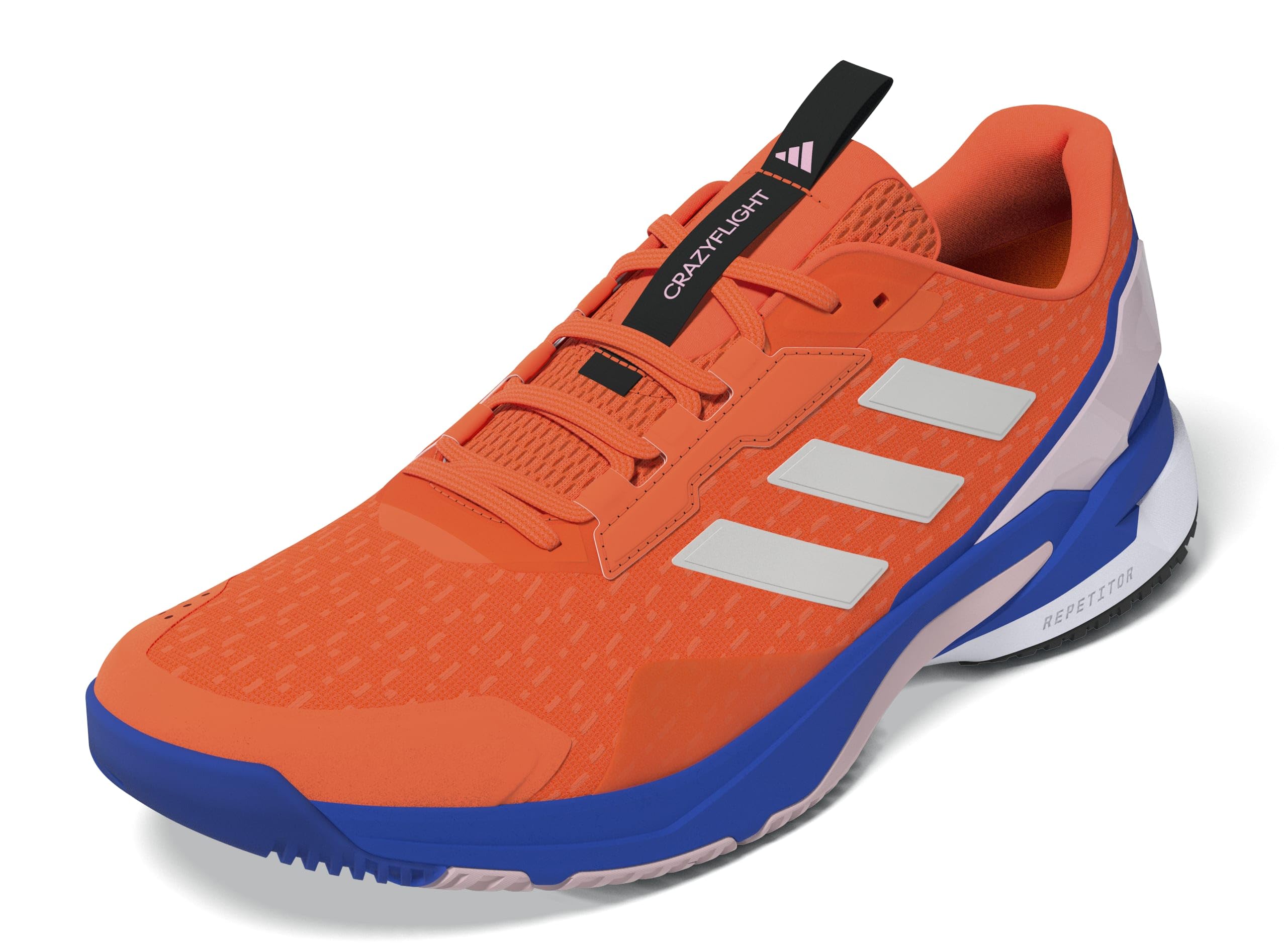 adidas Men’s Crazyflight 6, Bright Royal/Zero Metallic/Team Solar Orange, 6.5