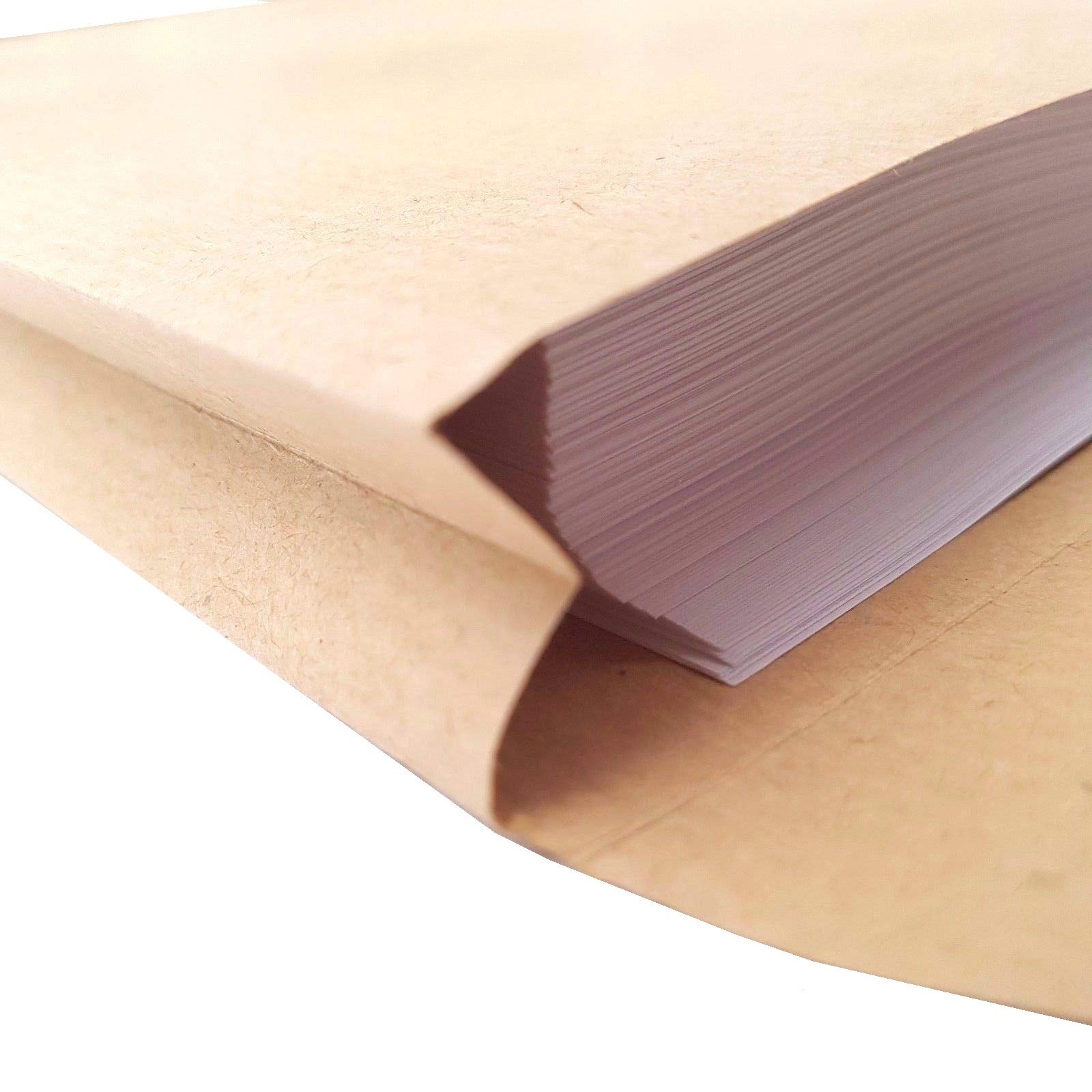 HSD C4 Gusset Envelopes Strong Brown Manilla A4 130gsm 25mm Thick Expanding Width (25)