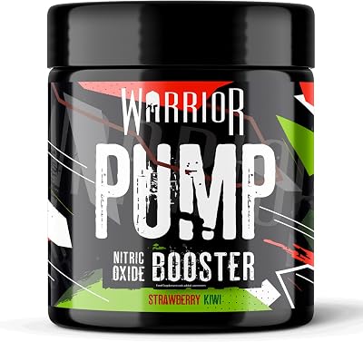 Warrior Pump Pre Workout Powder 225g Non Stim Strawberry Kiwi 30 Servings