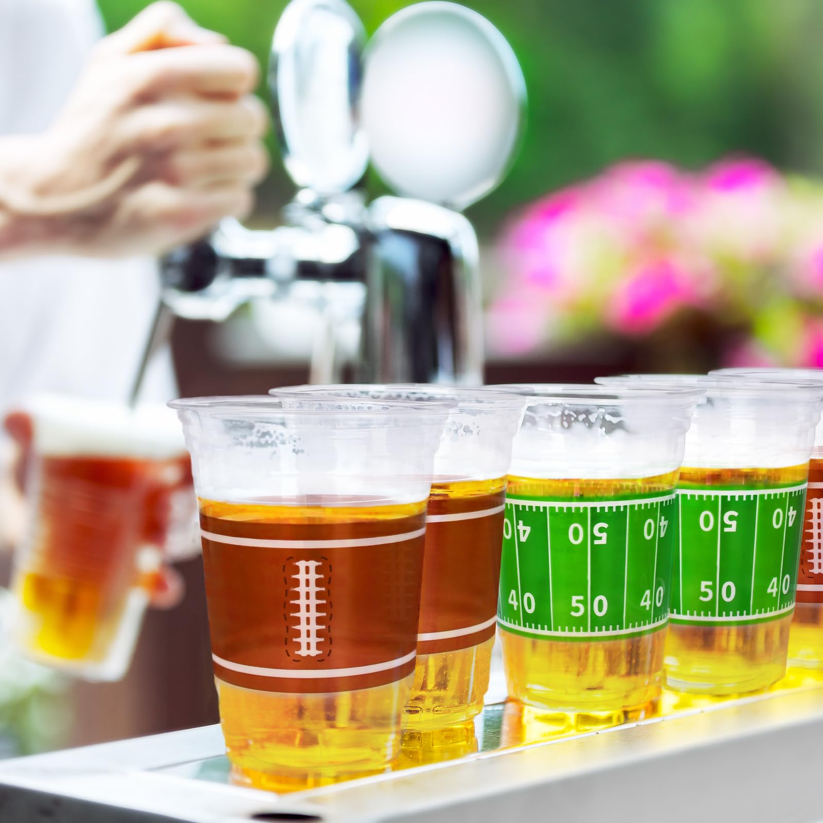 Football Plastic Cups