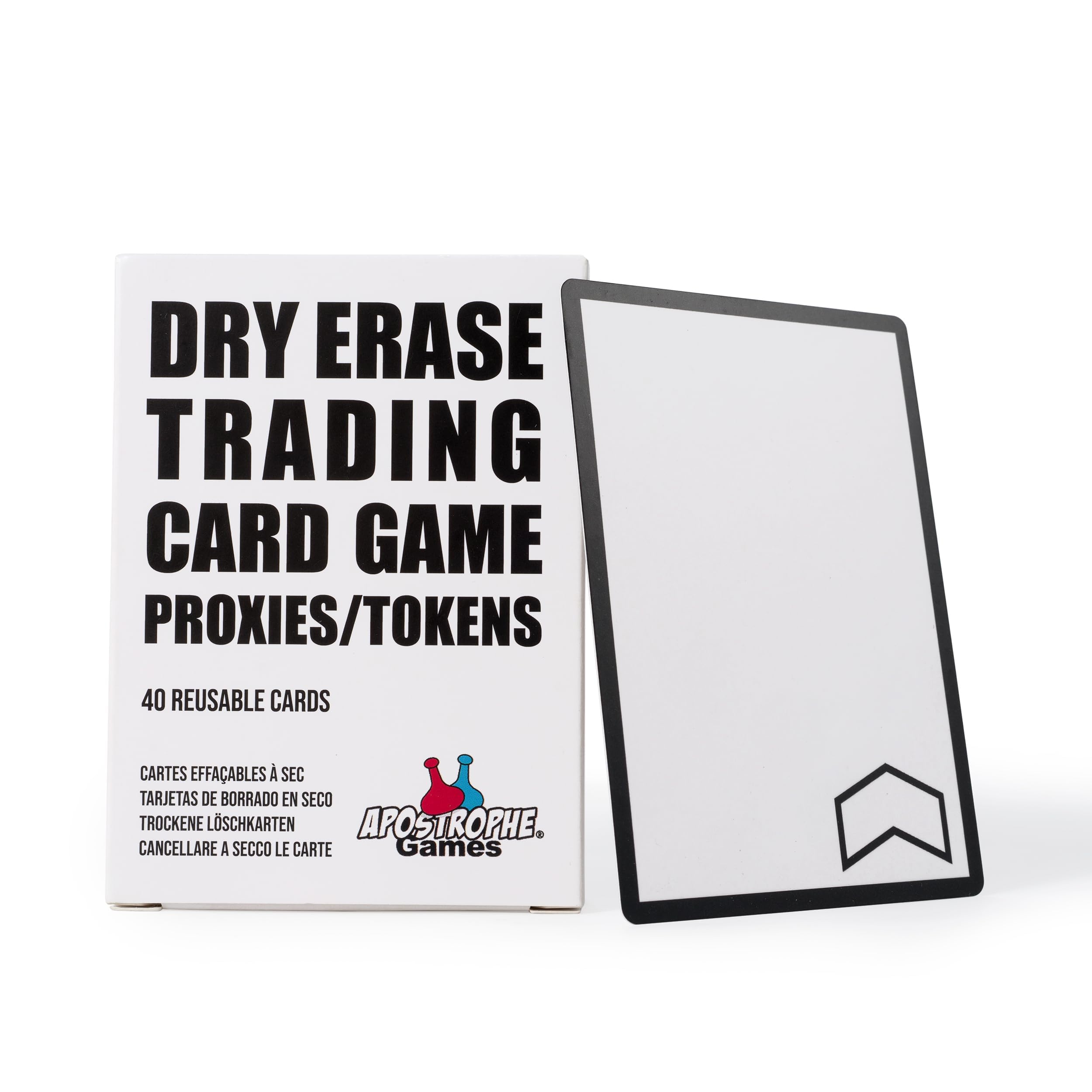 APOSTROPHE Games Dry Erase MTG Tokens Set of 40 Cards – Reusable Proxies/Tokens for Trading Card Games, Stocking Stuffer