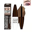 SWETIYOU Tattoo Peel Off Eyebrow Gel Tint, Long Lasting Brow Tint, Transfer Proof and Waterproof Tint Peel Off Brow Gel, Last Up to 3 Days, For Fuller & Defined Brows Makeup, Brown
