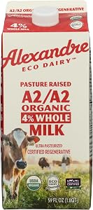 Alexandre Eco Dairy, Milk Whole UHT A2 Organic, 59 Fl Oz