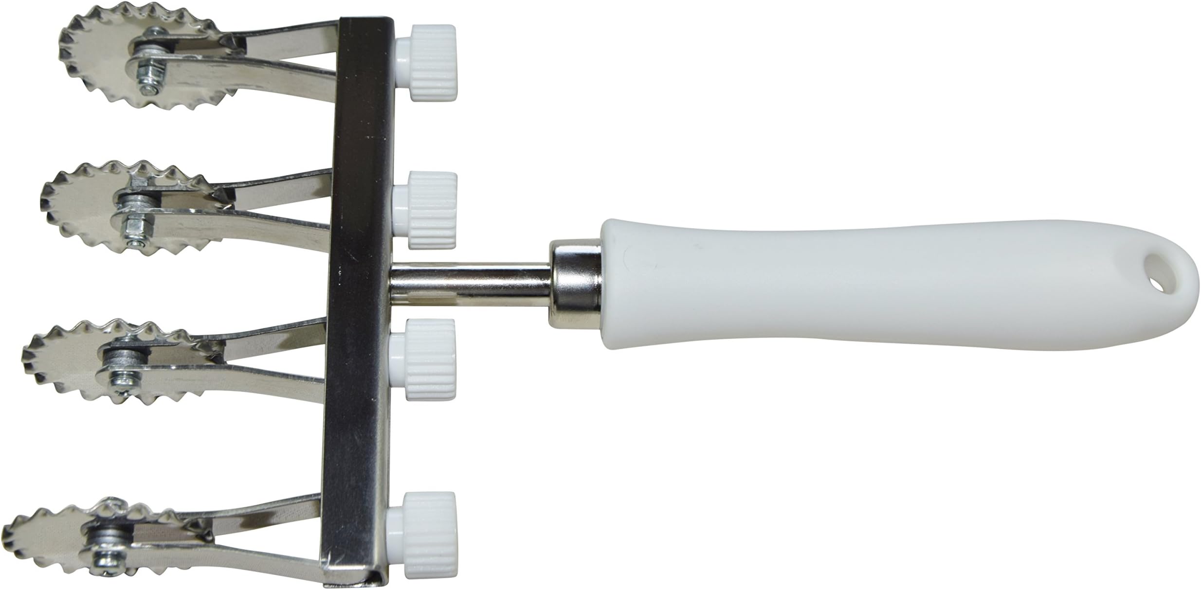 ELETTRO CENTER Art. 397 TAGLIAPASTA Adjustable, Stainless Steel, White