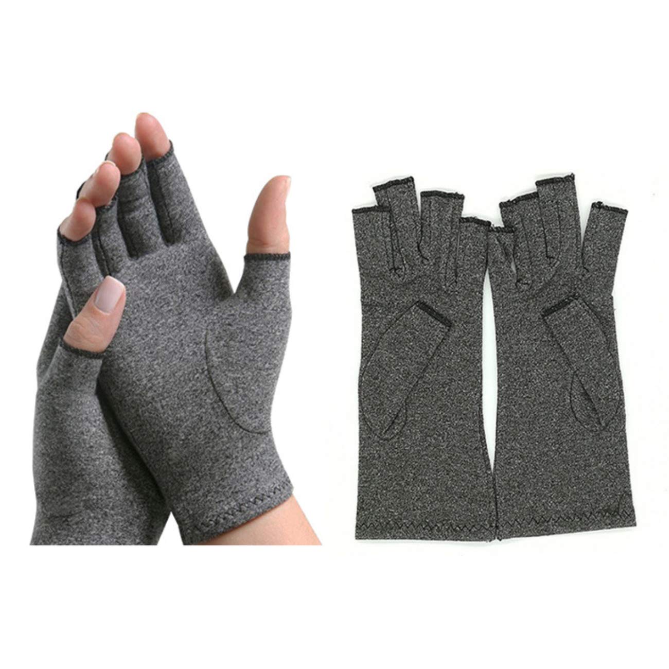Uheng 1 Pair Compression Arthritis Gloves Women & Men for Carpal Tunnel, Computer