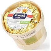Echire AOC Salted French Butter in Basket - 8.8 oz / 250 g (Pack of 2) - OVERNIGHT GUARANTEED