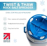 EarlyGrow MPL50072 Twist and Thaw Salt Grit Spreader Snow Ice Winter White Blue view 3
