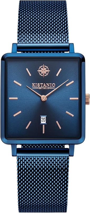 Kistanio Carré BL-BLS-M - Reloj de pulsera para mujer con ...