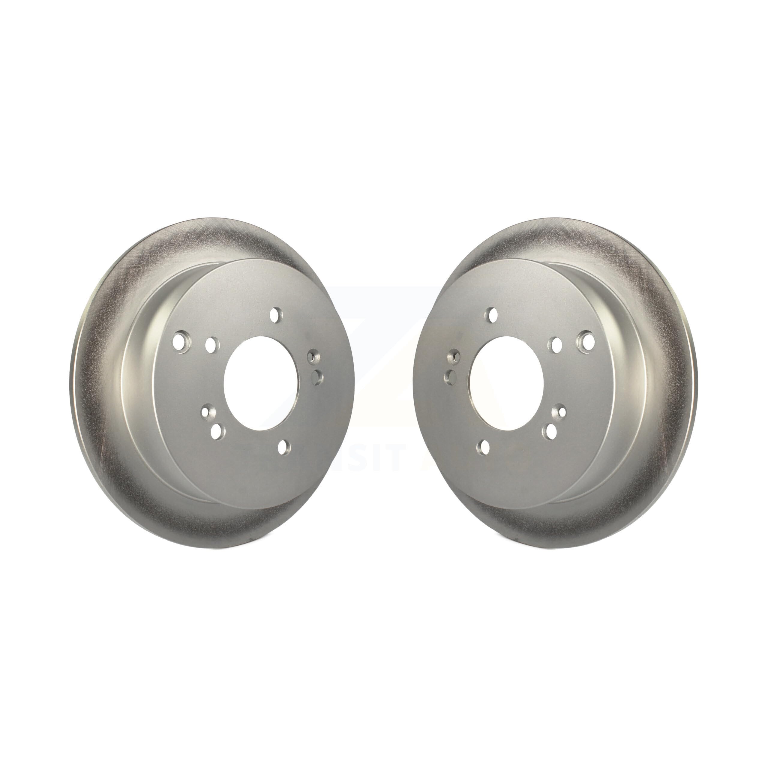 Genius Rear Coated Disc Brake Rotors Pair