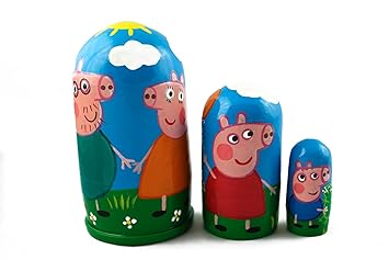 peppa pig nesting dolls