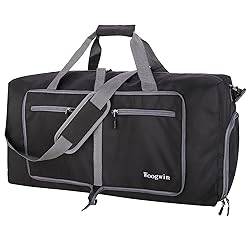 Woogwin Travel Duffel Bag Large Foldable Waterproof