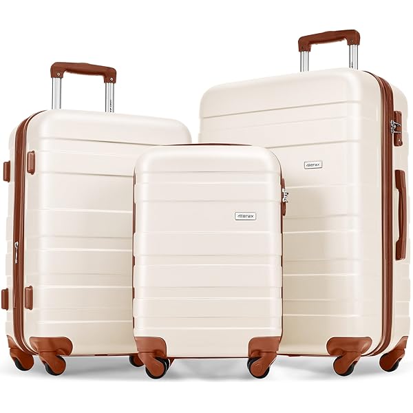 Amazon.com | Merax 3 Piece ABS Hardshell Luggage Sets Spinner
