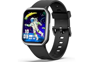 teslahero Kids Smart Watch for Boys Girls,Children Fitness Tracker with Heart Rate Sleep Monitor,Waterproof Activity Tracker Pedometer Step Counter for Android iPhone