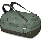 Osprey Transporter Durable Squffel Bag - Water Resistant Square Split Travel Duffel Backpack