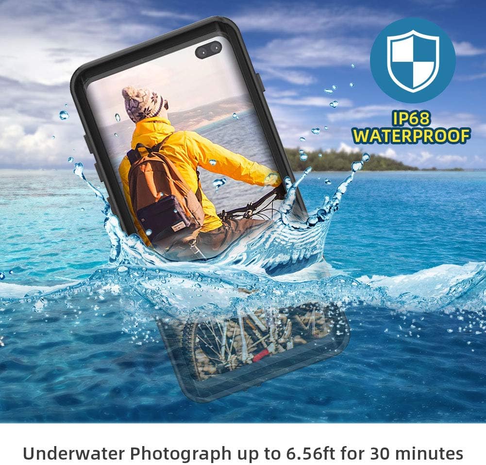 Beeasy for Samsung S10+ Case Waterproof IP68 Built-in Screen Protector - Image 5