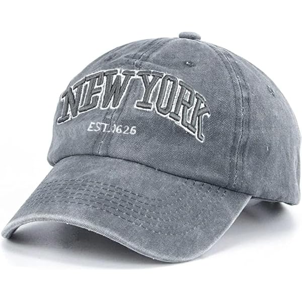 Plain Dyed Washed 100% Cotton Adjustable Baseball Cap Women 