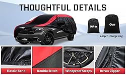 Car Cover Custom Fit Dodge Durango 2004-2025, Ford