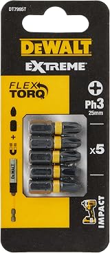 DEWALT DT7995TQZ 25 mm PH3 IR Torsion Bits Pack of 5