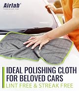 Airlab 2X Thickened Magic Cleaning Cloth 400GSM 50x40cm Carbon Microfibre view 6