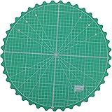 Lurrose 1pc Cutting Mat Glass Cutting Board Circle Cutter Pvc Cutters Quilling Tool Scrapbooking Rotary Mat Round Craft Pad f