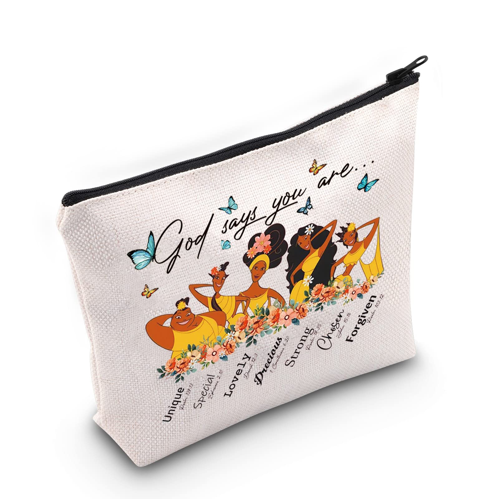 LEVLO Muses Cosmetic Make Up Bag Muses Fans Gift Muses God Says You Are Make Up Zipper Pouch Bag Muses Merchandise, God Says Muses, Cosmetic Bag