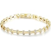 MOFEIJEW 14K Gold Plated Bracelet for Women Men Stackable Wheat Chain | Gold Jewelry | Precious thin bracelet| Suitable for 6.5-7.5 inch