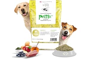 Healthy Dogma - PetMix Dehydrated Dog Food for Allergies - Grain Free, Freeze Dried, Raw, Homemade Dog Food (Chicken Dinner, 10 lbs)