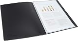 Rapesco 1642 Presentation Folder Antibacterial 10 Pockets A4 Black Pack of 4 view 2