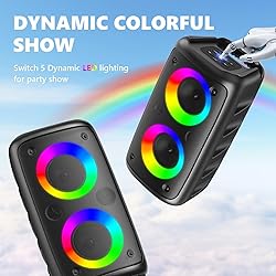 Karaoke Machine, Portable Bluetooth Speaker, PA