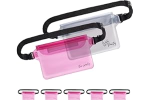 POP FIZZ DESIGNS Waterproof Bachelorette Party Fanny Pack Set (7 Pack - Pink) 1 “Wife of the Party” Bride Fanny Pack and 6 “The Party” Bachelorette Fanny Packs | Bachelorette Party Favors I Bachelorette Gifts