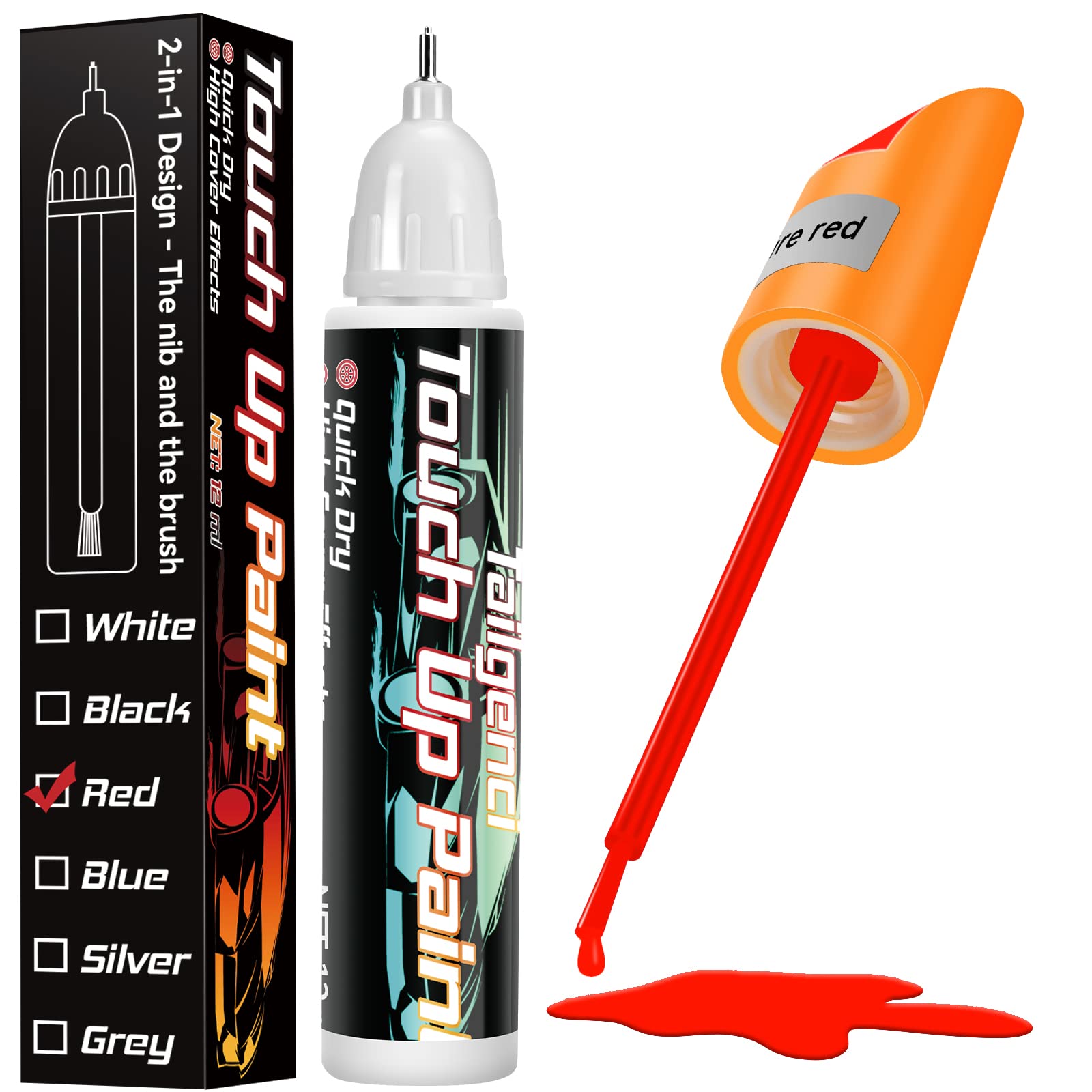 Touch Up Paint For Cars, Quick And Easy Car Auto Paint Touch Up For Car